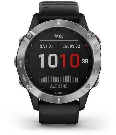 Smartwatch Garmin fenix 6 Preto-Silver Smartwatch