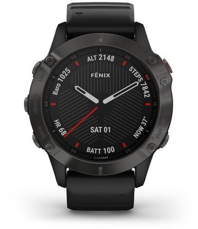 Smart Ρολόι Garmin fenix 6 Sapphire/Carbon Gray DLC/Black