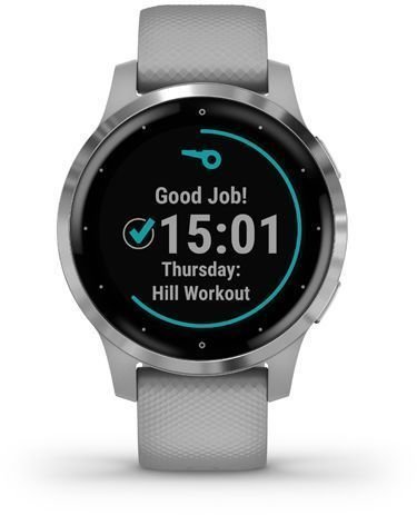 Reloj inteligente / Smartwatch Garmin vivoactive 4S Powder Gray/Silver Reloj inteligente / Smartwatch