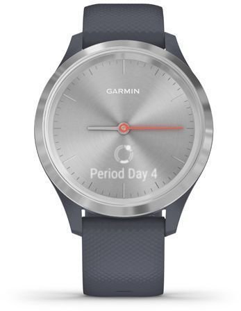 Smart hodinky Garmin vivomove 3S Blue/Silver Silicone