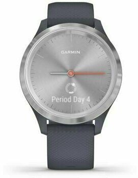 Смарт часовници Garmin vivomove 3S Blue/Silver Silicone - 1