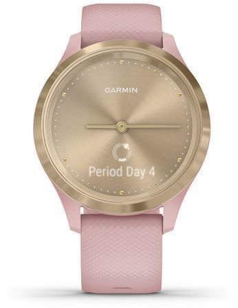 Smart hodinky Garmin vivomove 3S Dust Rose/Light Gold Silicone