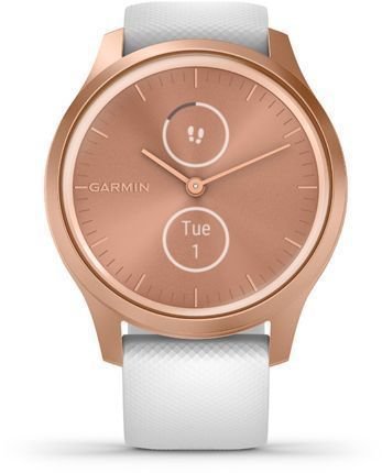 Reloj inteligente / Smartwatch Garmin vivomove Style Rose Gold/White Silicone Reloj inteligente / Smartwatch