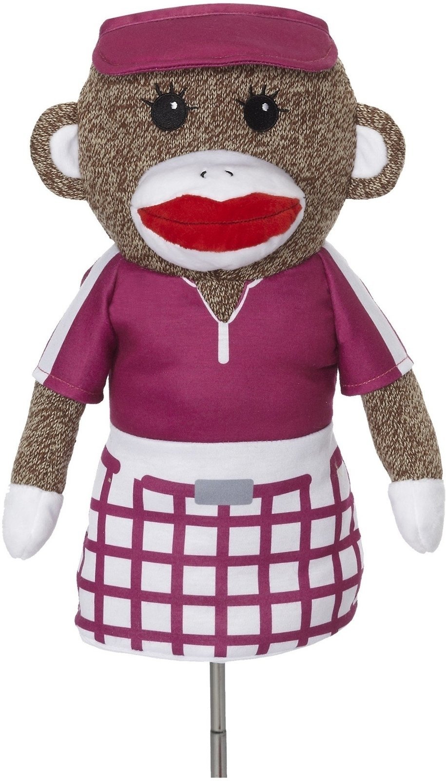 Cobertura para a cabeça Creative Covers Sock Monkey Girl