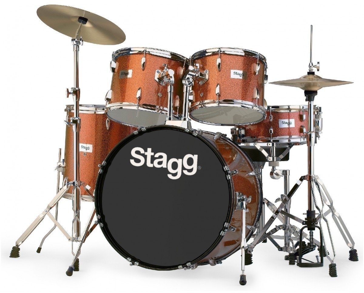 Set akustičnih bubnjeva Stagg TIM322B Brown Sparkle