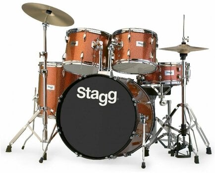 Akustická bicí souprava Stagg TIM322B Brown Sparkle - 1