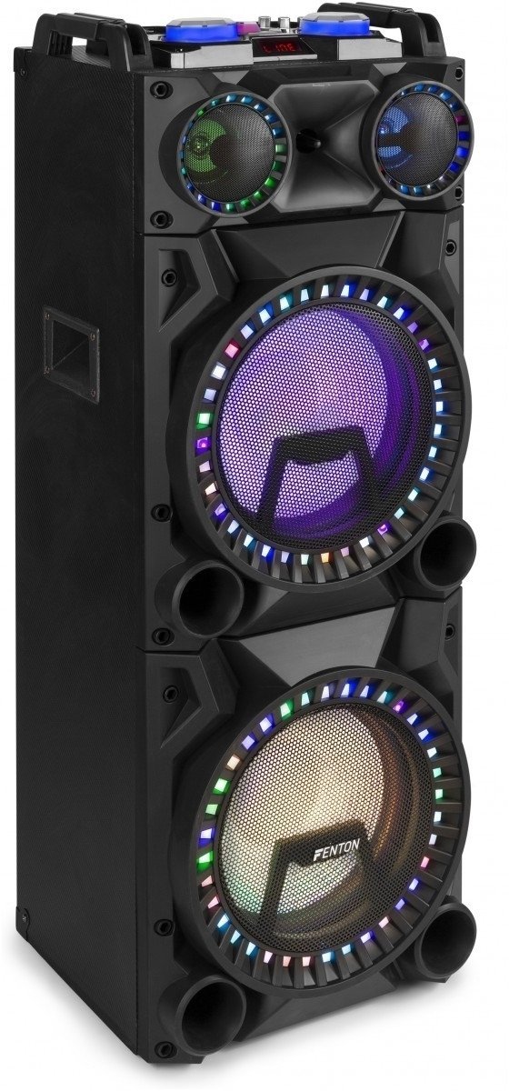 Système de karaoké Fenton VS212 2x12'' Bluetooth LED 2400W