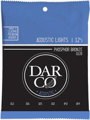 Snaren voor akoestische gitaar Darco 92/8 Phosphor Bronze Snaren voor akoestische gitaar