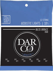 Saiten für Akustikgitarre Darco 80/20 Bronze 12 Saiten für Akustikgitarre