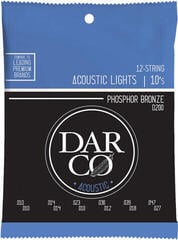 Saiten für Akustikgitarre Darco 92/8 Phosphor Bronze 12 Saiten für Akustikgitarre
