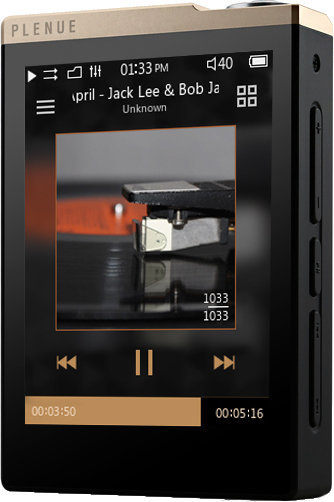 Kompakter Musik-Player Cowon Plenue D 32GB Gold/Black