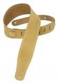 Levy's Simply Suede 2.5 Tan Guitar strap