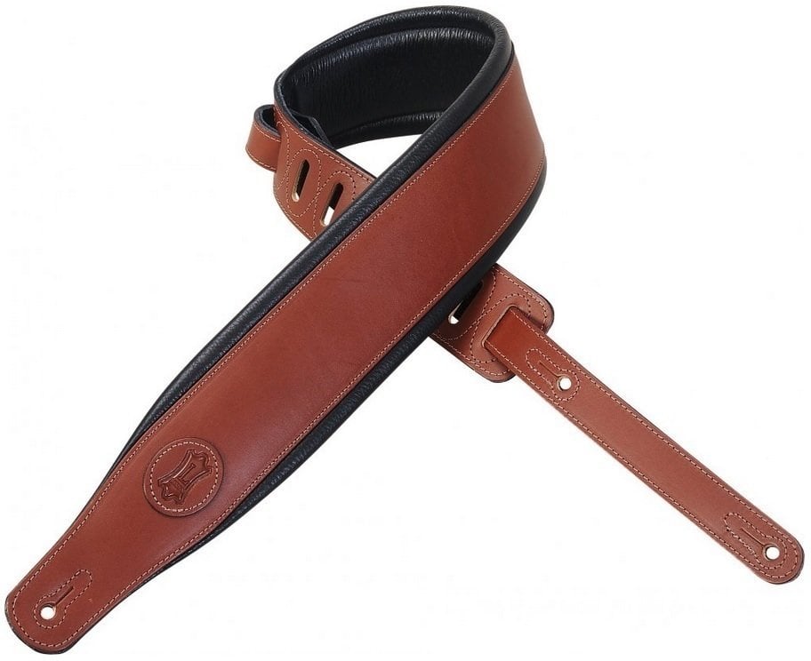 Leather guitar strap Levys MSS1 Leather guitar strap Walnut