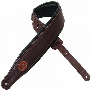Leather guitar strap Levys MSS2 Leather guitar strap Burgundy - 1