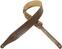 Kitarririhm Levy's MV17HD01 Hand Dyed Leather Guitar Strap, Burnt Olive