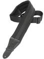 Levy's Comfort 3.25 Black Gitarrband i textil