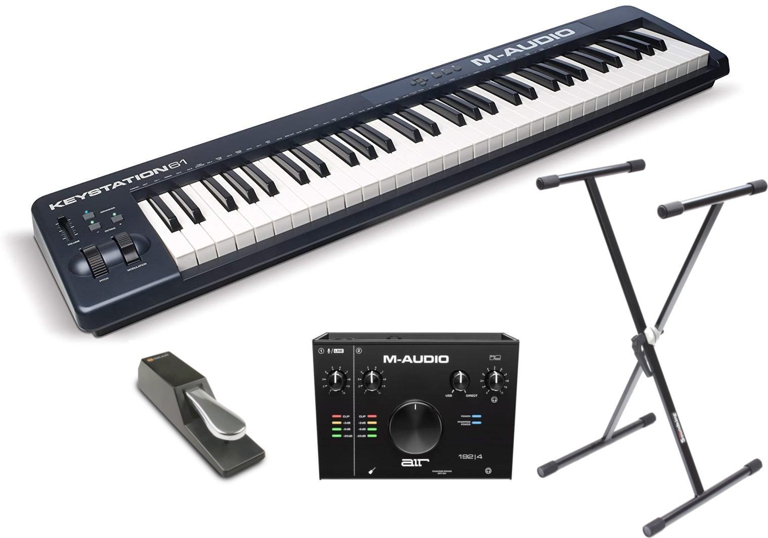 MIDI-Keyboard M-Audio Keystation 61 MK3 Set