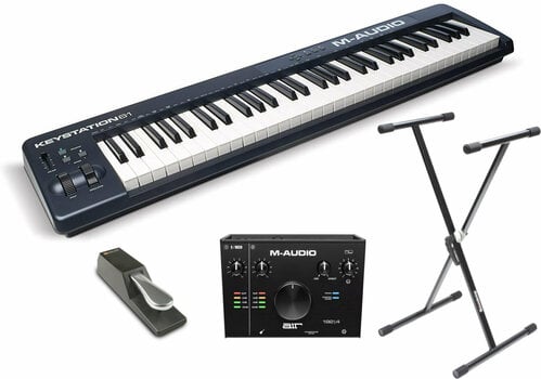 MIDI mesterbillentyűzet M-Audio Keystation 61 MK3 Set - 1