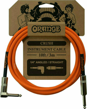Câble pour instrument Orange CA035 Orange 3 m Droit - Angle - 1