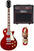 Guitare électrique SX EF3D-TWR SET Transparent Wine Red