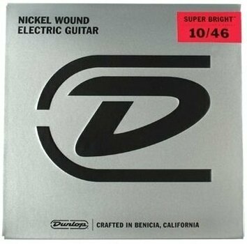 E-guitar strings Dunlop DESBN1046 Super Bright Guitar Strings, Medium Set - 1
