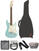 Elektrisk guitar Fender Squier Bullet Stratocaster Tremolo IL Tropical Turquoise Deluxe SET Tropical Turquoise