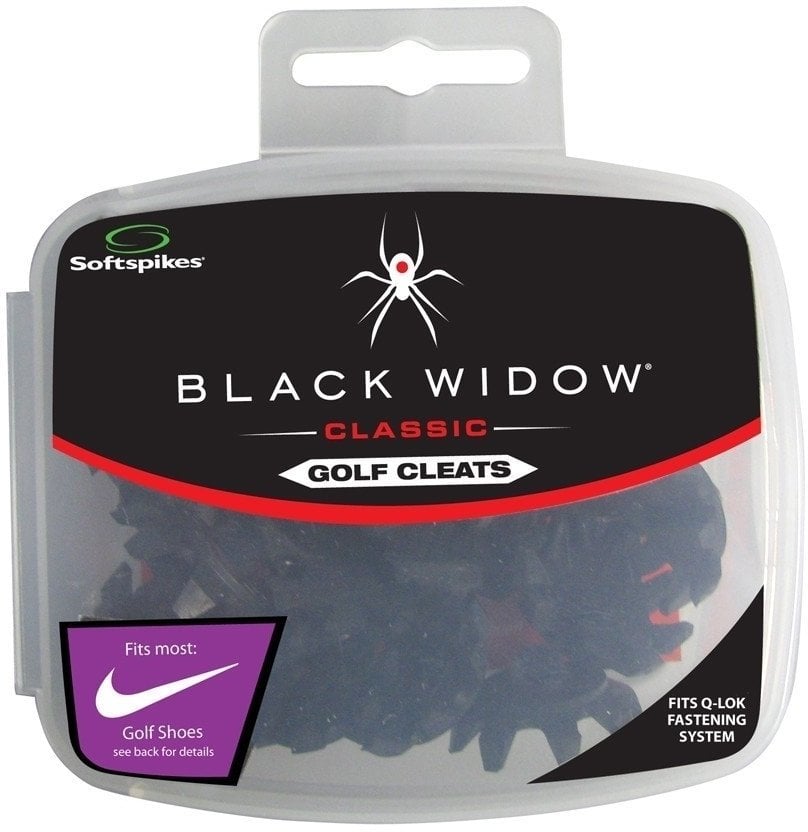 Akcesoria buty golfowe Softspikes Black Widow Q-Fit 16ct