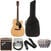 electro-acoustic guitar Fender CD-60SCE Dreadnought WN Natural Deluxe SET Natural