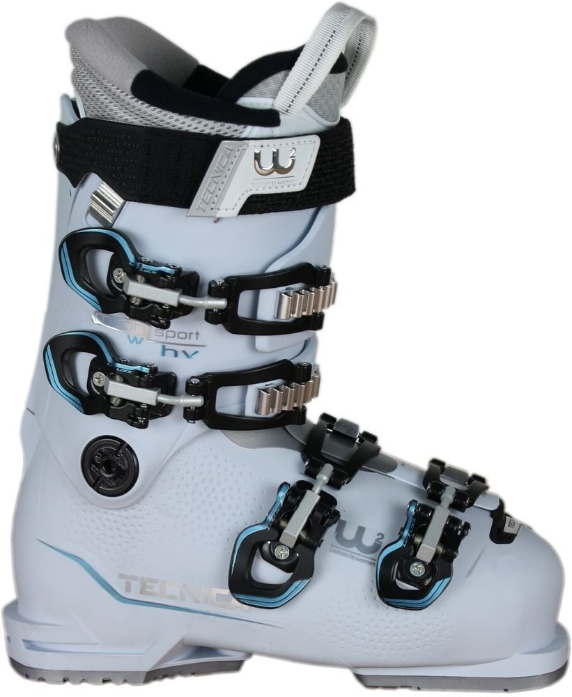 Chaussures de ski alpin Tecnica Mach Sport HV W Blanc-Bleu 260 Chaussures de ski alpin
