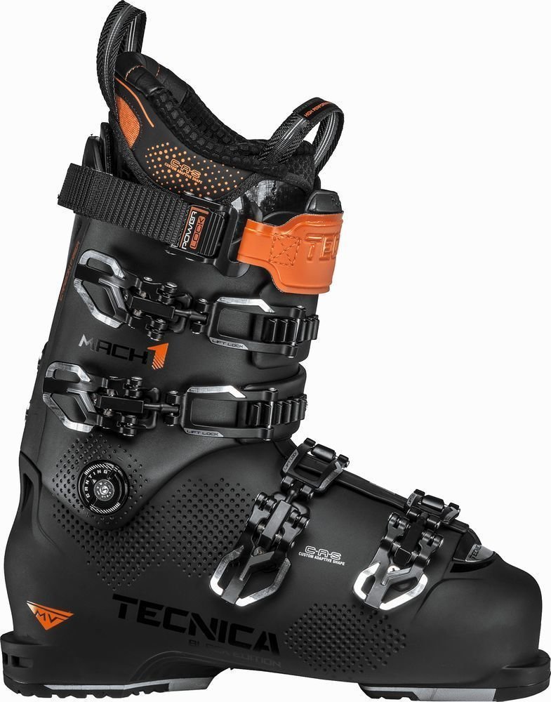 Cipele za alpsko skijanje Tecnica Mach1 MV Pro Crna 275 Cipele za alpsko skijanje