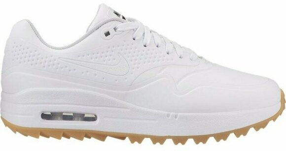 Chaussures de golf pour femmes Nike Air Max 1G White/White/Medium Brown Gum 40,5 - 1