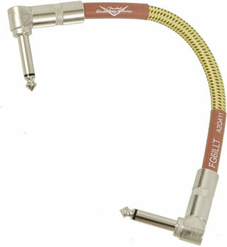 Propojovací kabel, Patch kabel Fender Performance Series Patch Cable 15 cm Tweed - 1