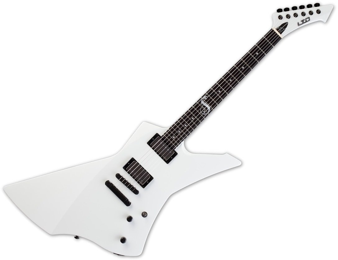 Elektromos gitár ESP LTD James Hetfield Signature Snakebyte Snow White