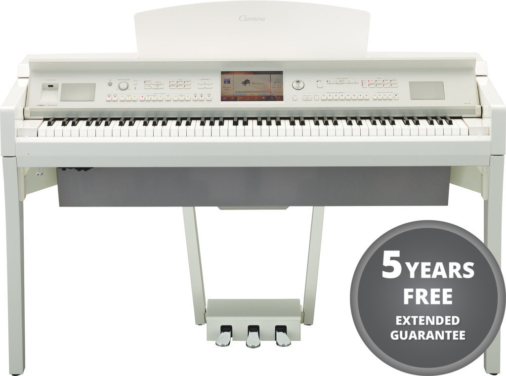 Piano numérique Yamaha CVP 709 Polished WH