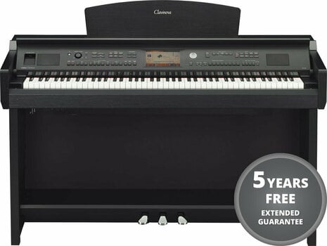 Piano numérique Yamaha CVP 705 BK WN - 1