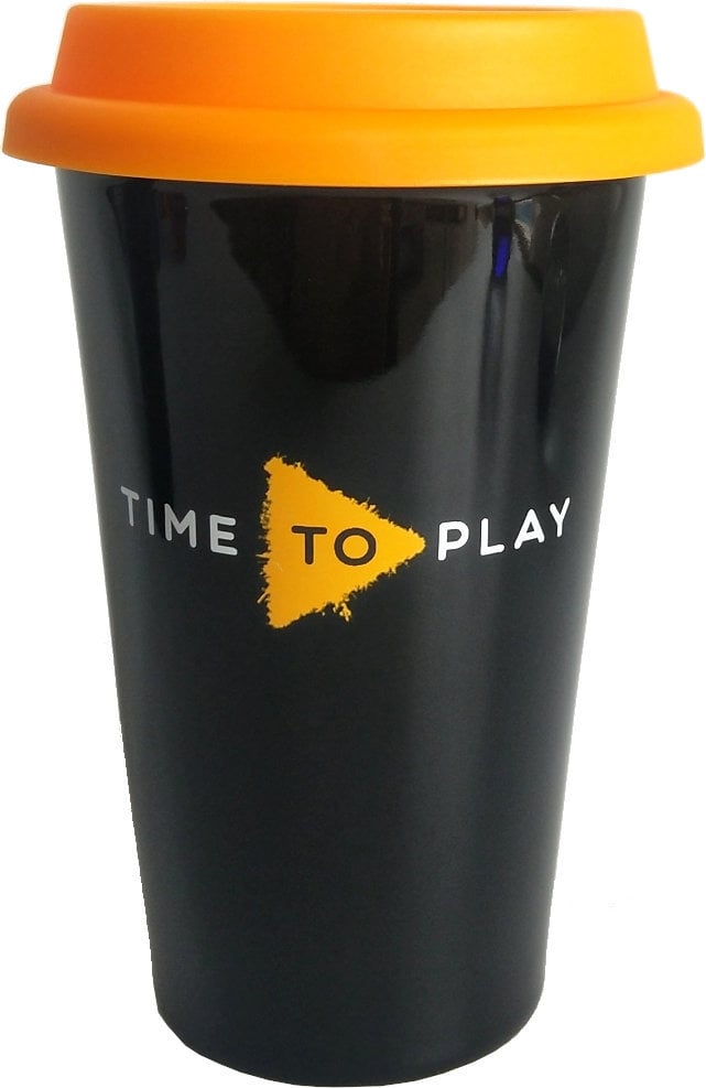Cup/Bottle Muziker  Time To Play Mug Orange/Black
