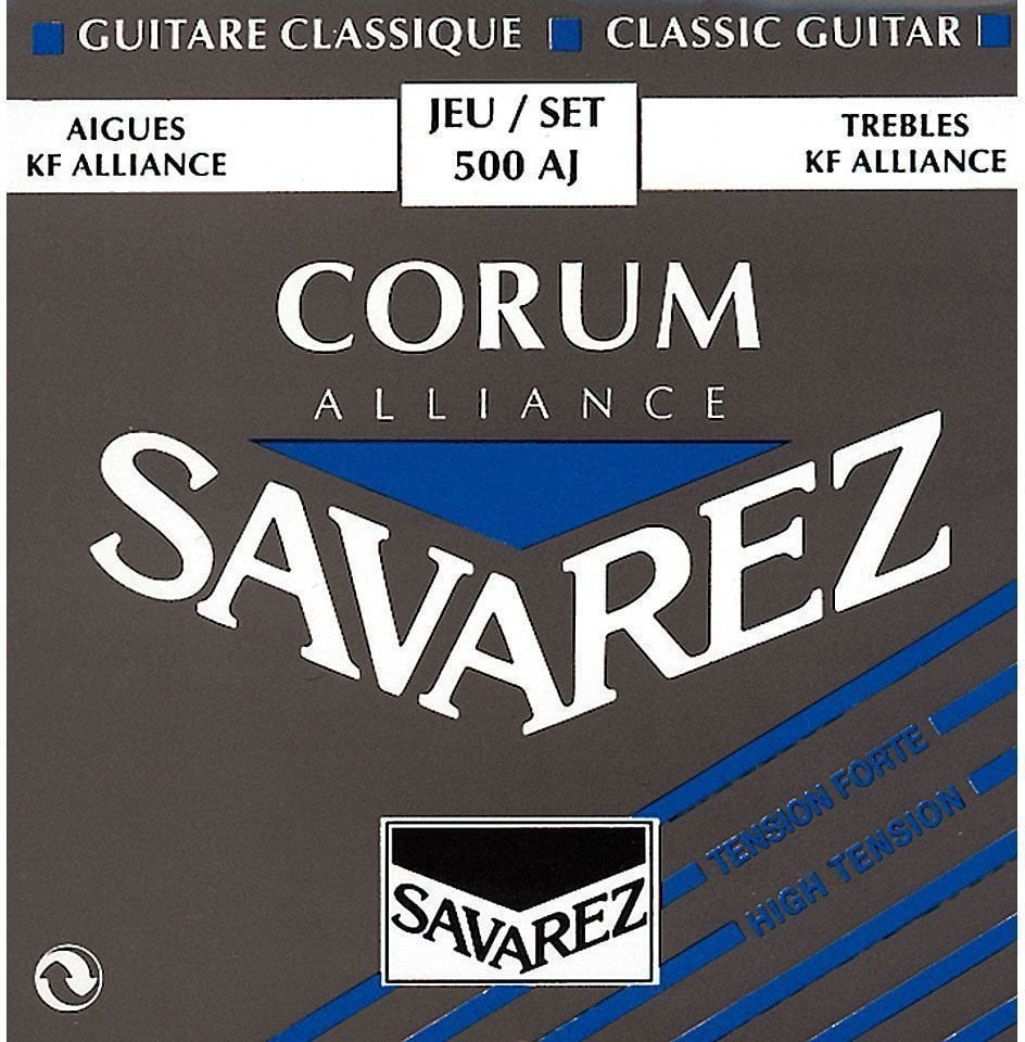 Nylonové struny pre klasickú gitaru Savarez 500AJ Alliance Corum