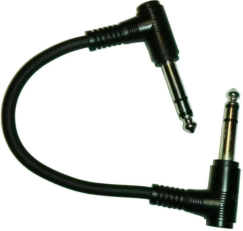 Propojovací kabel, Patch kabel Lewitz TGC-300 Černá 15 cm Lomený - Lomený