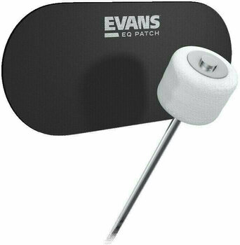 Стикер за бас кожа Evans EQPB2 EQ Patch Black Nylon Double Стикер за бас кожа - 1