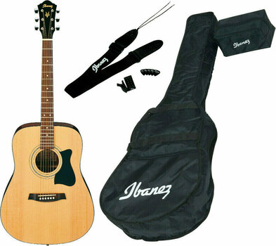 Guitare acoustique Ibanez V50NJP Jam Pack Natural - 1