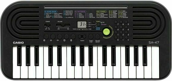 Keyboard for Children Casio SA-47 Black - 1