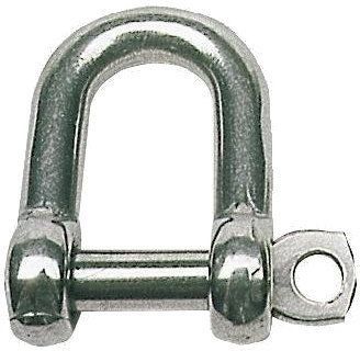 Boat Shackle Osculati D - Shackle Stainless Steel 4 mm