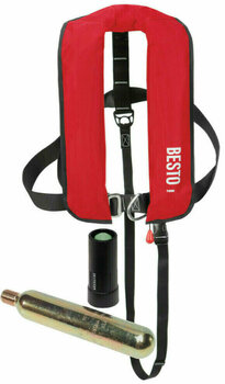 Automatski prsluk za spašavanje Besto 165N Automatic Harness Red SET - 1