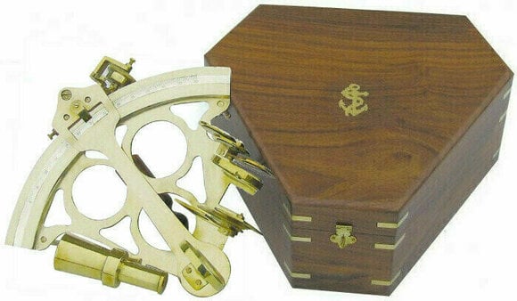 Brass Compass Sea-Club Sextant + Box SET - 1