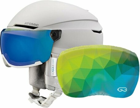 Ski Helmet Atomic Savor Visor Stereo White Heather S SET White Heather S (51-55 cm) Ski Helmet - 1