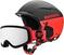 Skijaška kaciga Rossignol Hero Templar SL Impacts + Chinguard Ski Helmet Black/Red L/XL SET Red/Black L/XL (59-63 cm) Skijaška kaciga