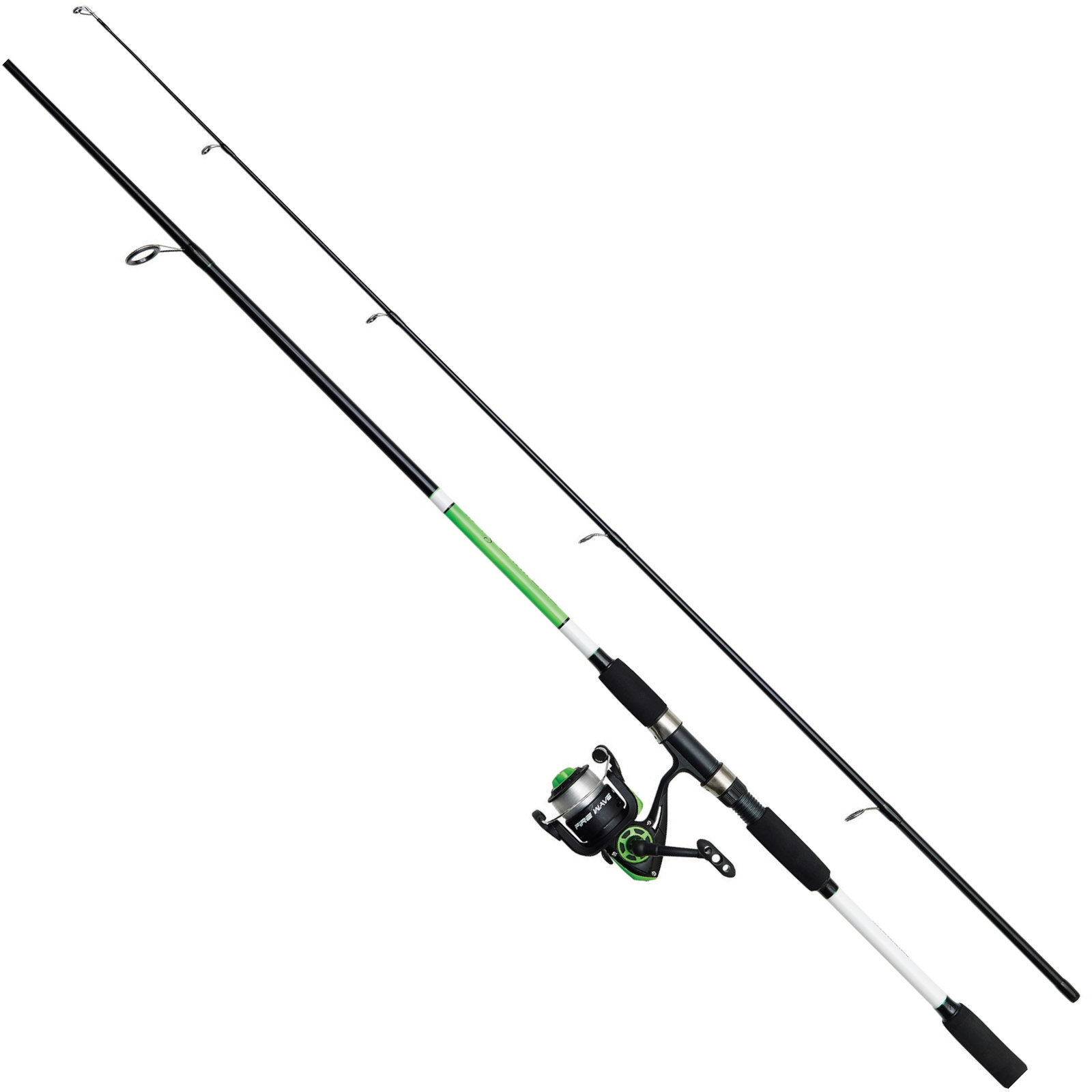 Pike Rod Ron Thompson Fire Wave 2,4 m Green 10 - 30 g 2 parts