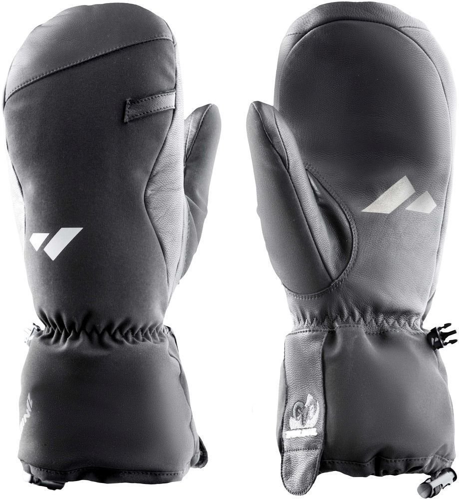 Ski Gloves Zanier Glockner.TW Mittens Black 7 Ski Gloves