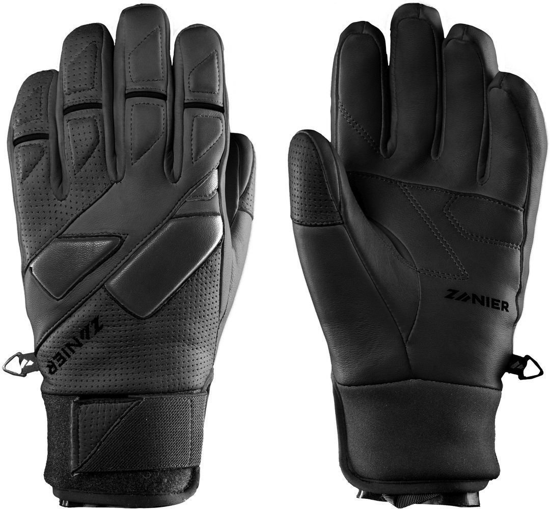 Ski Gloves Zanier Speed Pro.TD Black 8,5 Ski Gloves