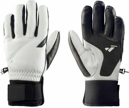 Ski Gloves Zanier Zenith.GTX Black/White 8,5 Ski Gloves - 1